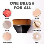 Foldable Silicone Makeup Brush Cleaner Bowl - Image 2