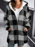 women's winter coat with fur hood - Image 3