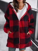 women's winter coat with fur hood - Image 4