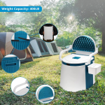 Portable Neck Fan with Built-in Power Bank and Foldable Design - Image 4