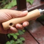 Stainless Steel Pizza Cutter with Grip and Food Lifter - Image 2
