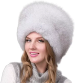 100% Natural Fox Fur Hat Women Cap Thick Fur Cap Winter Warm Hat Female Fashion For Women Hat With Earmuffs Hat - Image 3