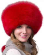 100% Natural Fox Fur Hat Women Cap Thick Fur Cap Winter Warm Hat Female Fashion For Women Hat With Earmuffs Hat - Image 4