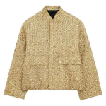 Baby Girl Hooded Winter Coat with Mesh Detail and Slim Waist Design - Image 3