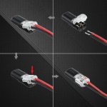 Dual Retractable Dog Leash with Flashlight & Waste Bag Holder - Image 3