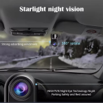 1080P HD 360?? Rotating Mini ADAS Dash Camera with 32GB Card, Night Vision, Motion Detection, and 24H Parking Mode - Image 3