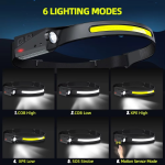 USB Rechargeable LED Touch Sensor Table Lamp - Image 3