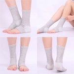 1 Pair Bamboo Foot Sleeves Compression Socks - Image 5