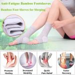 1 Pair Bamboo Foot Sleeves Compression Socks - Image 2