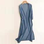 Long, quilted winter coat, warm and elegant - Image 5