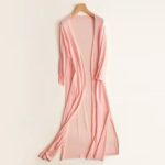 Long, quilted winter coat, warm and elegant - Image 4