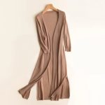 Long, quilted winter coat, warm and elegant - Image 6